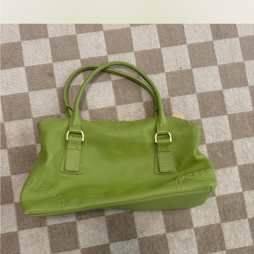 Green Leather Handbag